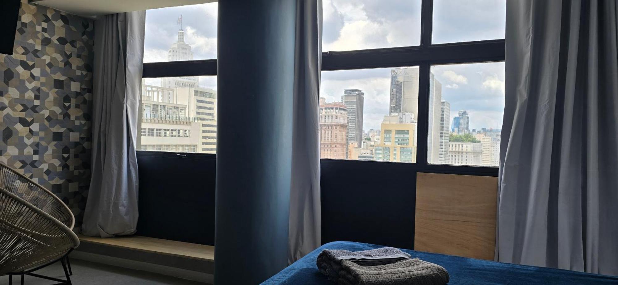 2701 - Studio Urbano Com Vista Do Vale São Paulo Kültér fotó